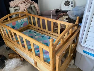Baby Cot/ Baby Swing Just like new