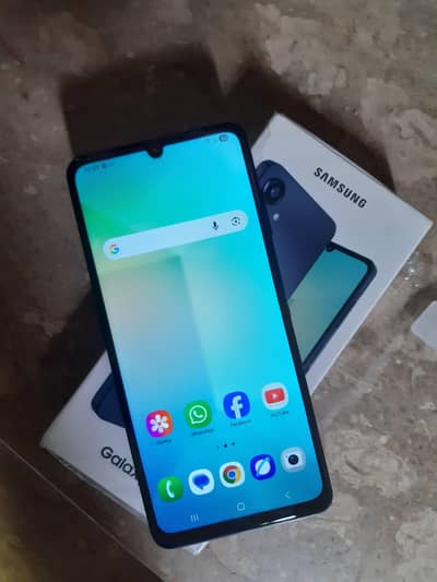 samsung A06 for sale 4Gb 128Gb  10by10 cantact 0322 5353764