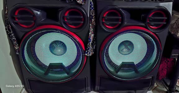 lg xboom heavy base sound system