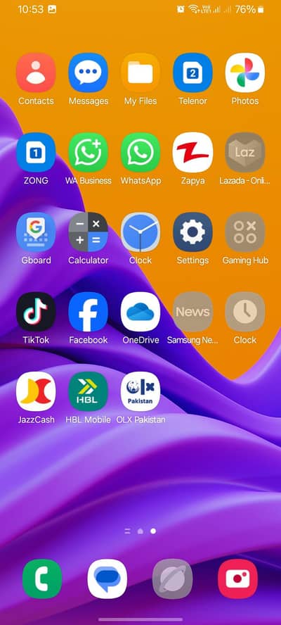 new Samsung galaxy A06 all okay no fault