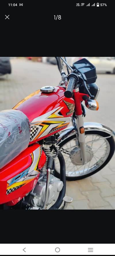 Honda CG 125 | Model 2025 | Only 6,000 KM Use Bike Call 0312 - 5091630