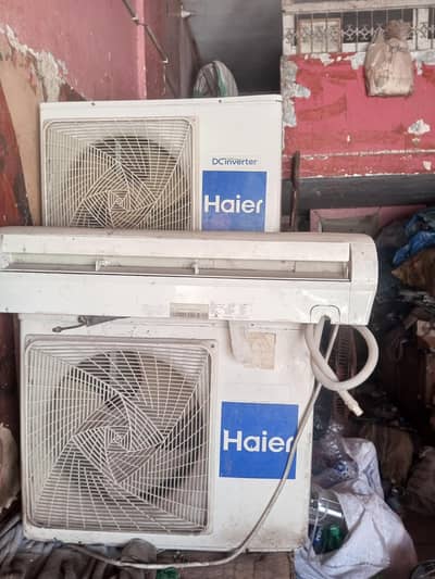 2. ac 1.5 ton aor ak ton inverter 1.5 ton k off hn card kharab coil new