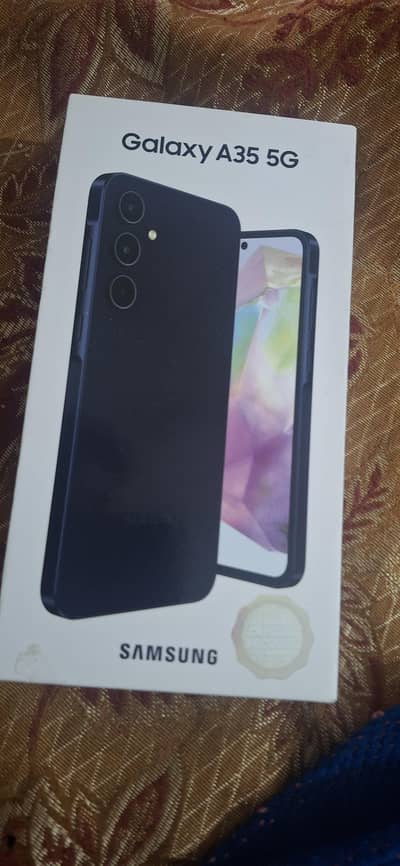 samsung a35 5g 8/256 pta approve blue colour only 1.5 months use hay