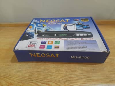 Dish antenna with digital satellite receiver (NEOSAT NS-8100)