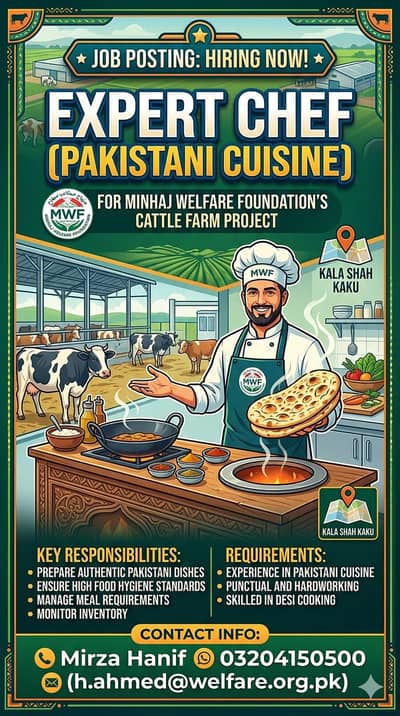 Expert Chef (Pakistani Cuisine)