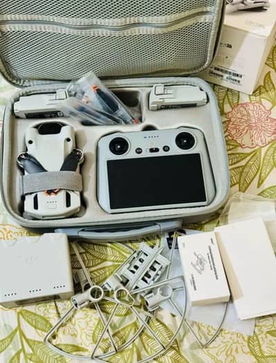 Drone DJI Mini 3 Pro Arjent Sale 3 Battery Sath Connect What's App