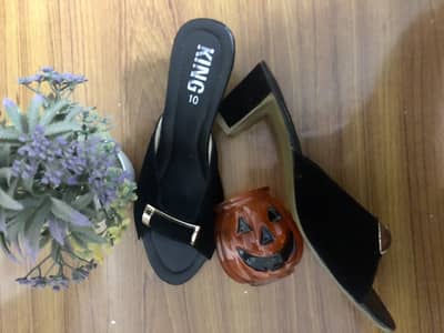 The Midnight Velvet Heels