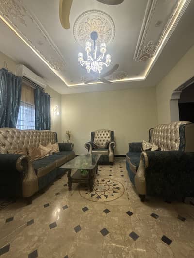 6 seater High back sofas set