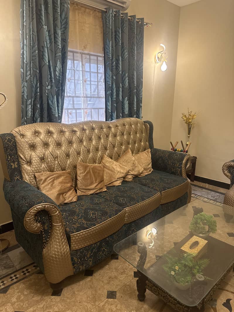 6 seater High back sofas set 1