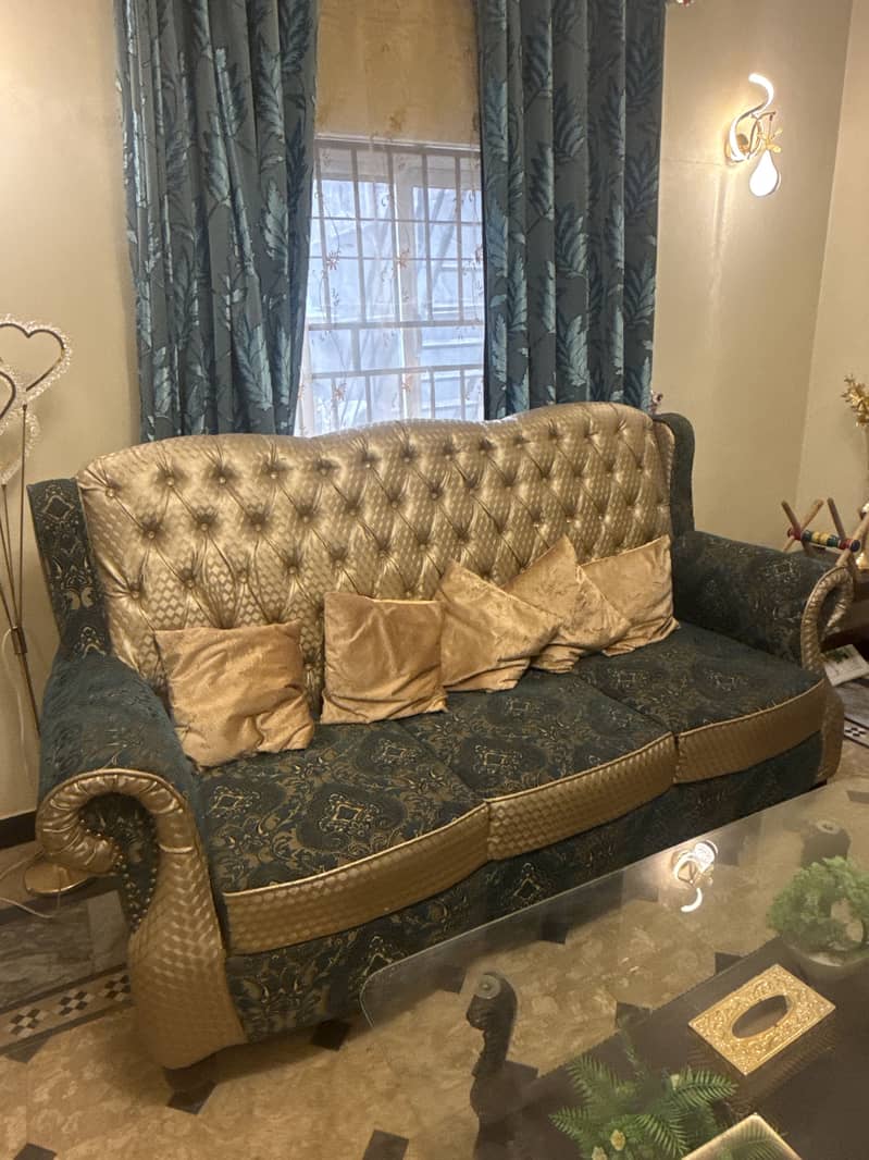 6 seater High back sofas set 4