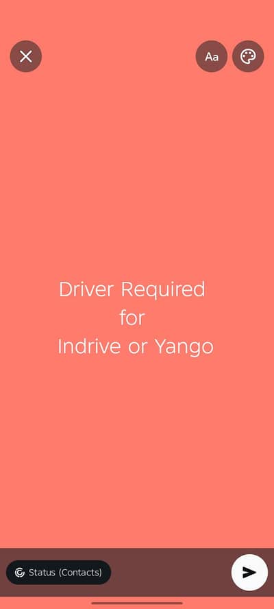 Driver Required For indrive Alto Car