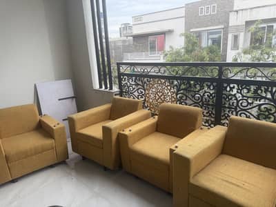 Mustard colour Sofa set