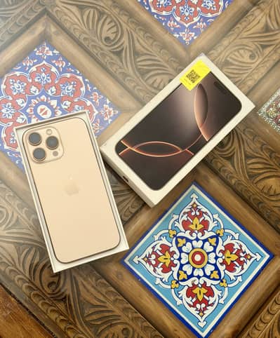 iPhone 16 Pro Max 256GB  PTA Approved 93BH Desert