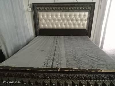 king size bed with mattress for sell