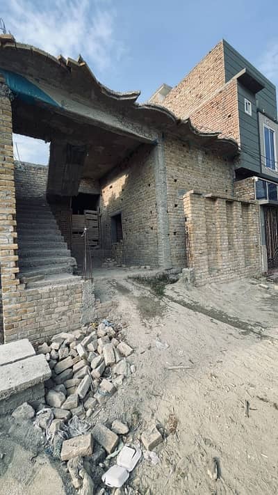 Grey Structure 5 Marla House For sale In Arbab Sabz Ali Khan Town Executive Lodges Peshawar