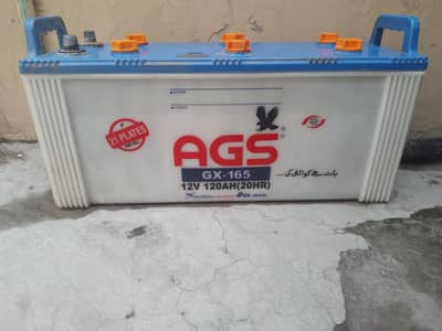 dead battery AGS 165 12v