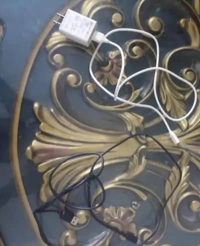 18 w charger and 2 data cabels