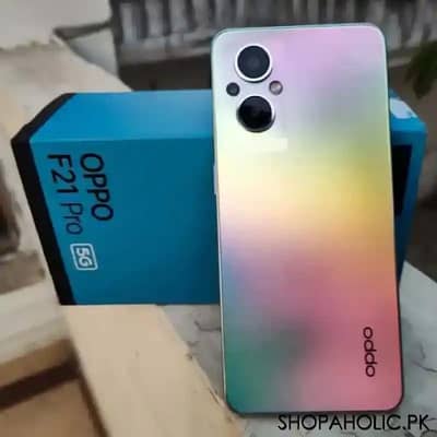 Oppo f21 pro 5G rainbow color lush condition 10/10