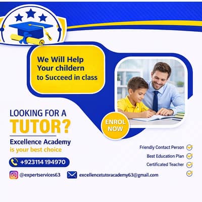 Home tutors available