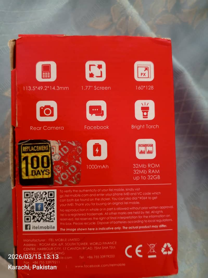 itel Value 110 3