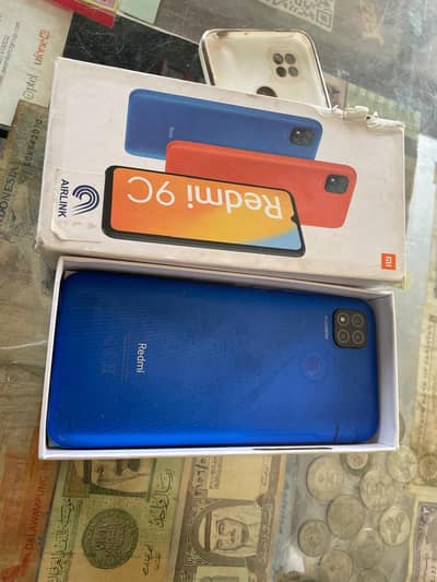 Redmi 9C 3/64gb blue colour with box only