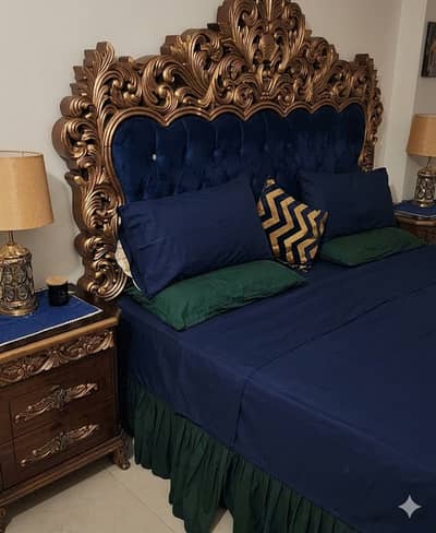 Bed Set | Wooden Bed | King Size Bed | Chinioti Bed | Bed For Sale