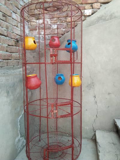 big parrot cage