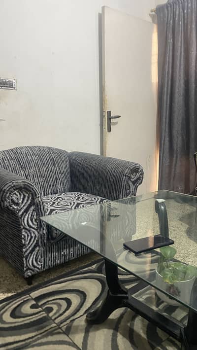 Elegant grey sofa set