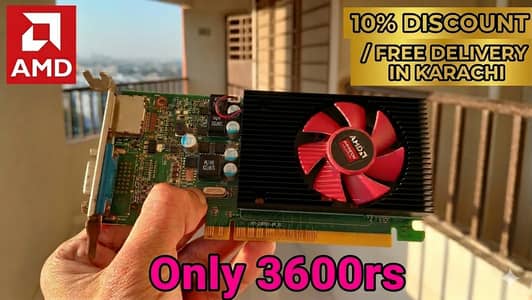 AMD 1GB GDDR5 BETTER THEN DDR3 AND GT710/730 GRAPHIC CARD LOW PRICE