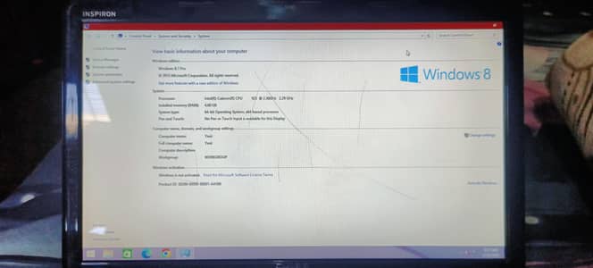 Dell Inspiron Laptop for Sale  with SSD and original charger