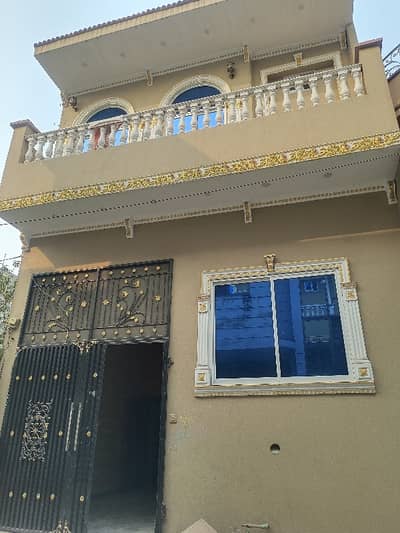 4 Marla triple story house fr sale brand new home ideal and hot loction carpet road water electricity Gass available gated society 24 hour security guard near sozo water park near canal road registry intqal bank finance available
