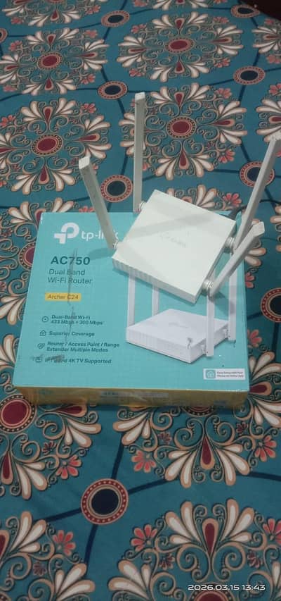 TP-Link Archer C24 AC750 Wireless Dual Band Router