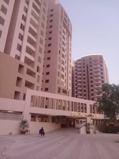 Corner West Open Burjul Harmain 2 Bed DD Flat Available For Sale