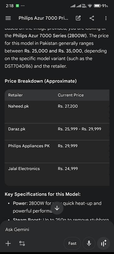 Philips azur 7000 series