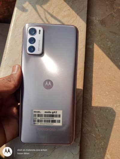 Motorola g42 mobile for sale what's app ( 03256622428 )