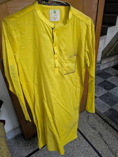 yellow kurta