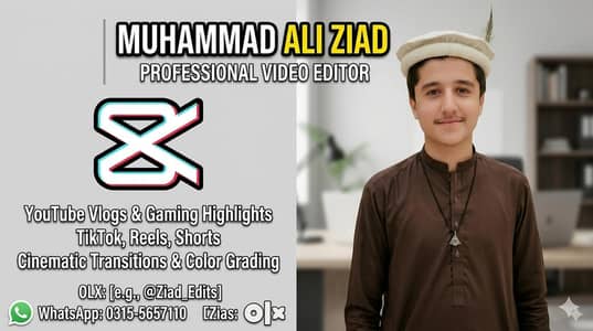 Professional Video Editing & Graphic Design Services