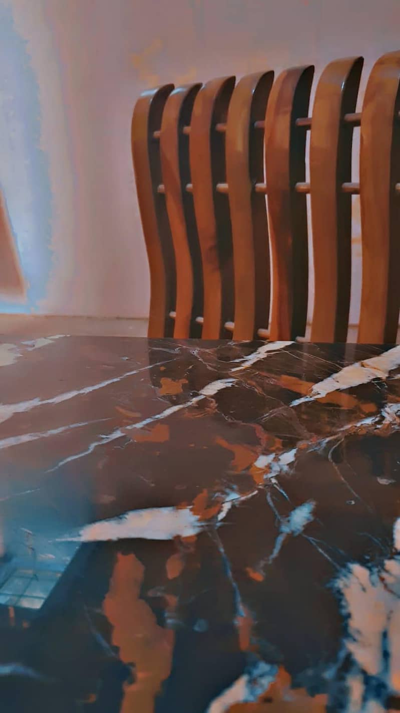 Marble dining table 2