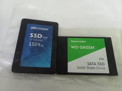WD ssd , Hikvision ssd