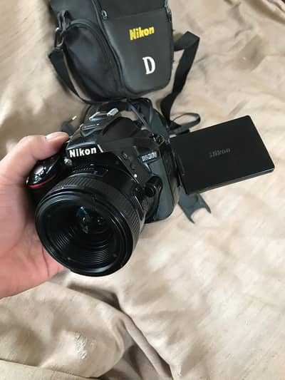 Selling Nikon D5300 (Wifi)  with 35 mm 1.2 complete Rs 55k Rawalpindi