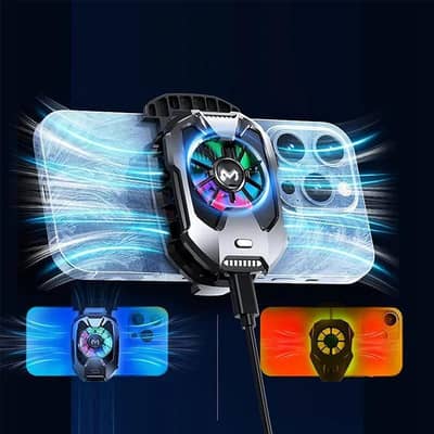 Memo DLA8 Phone Cooler with LED Temp Display Multicolor