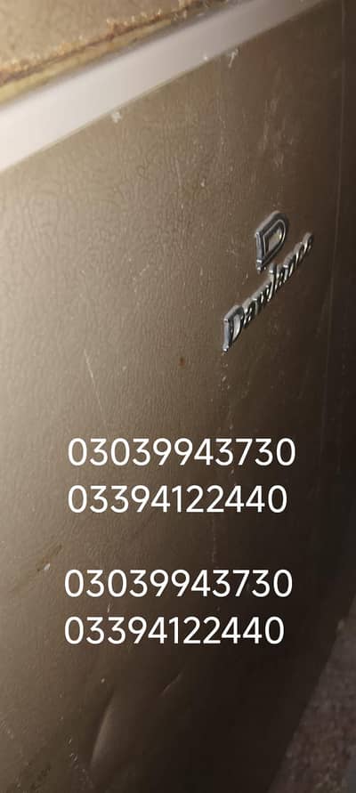 dawlance double door deep freezer for sale