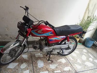 Honda CD 70 new condition model 19_20 Islamabad num