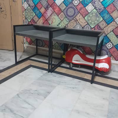 study table pairs by designer