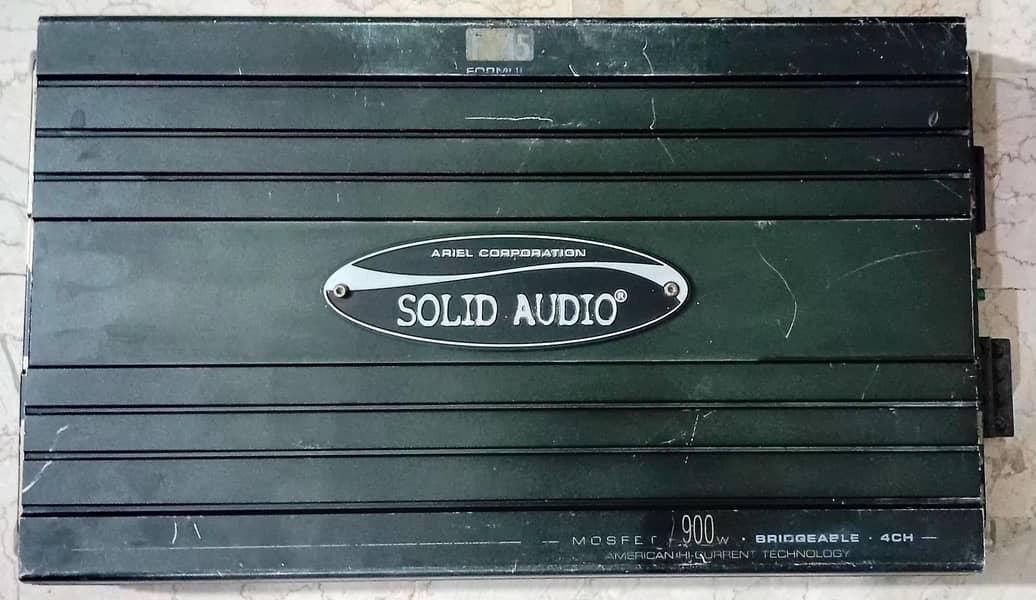 Original SOLID AUDIO Bridgeable Power Amplifier 3