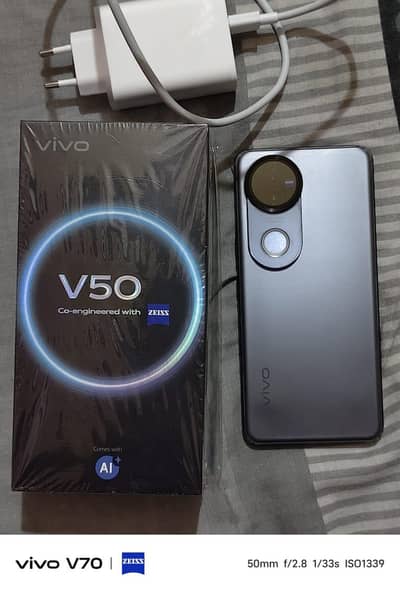 ViVo v50 8 GB Rom and 256 GB Rom