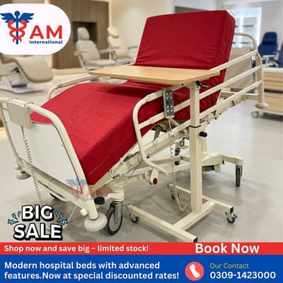 UK Improted electric bed Hospital bed Surgical bed Patient bed-ICU bed