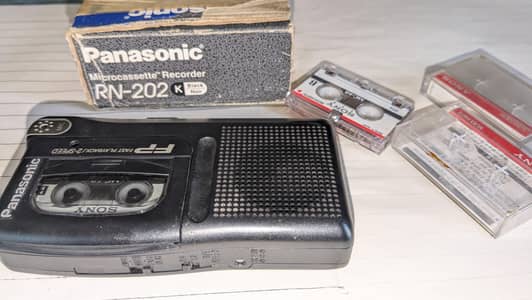 Vintage 1990s Panasonic RN-202 Microcassette Recorder