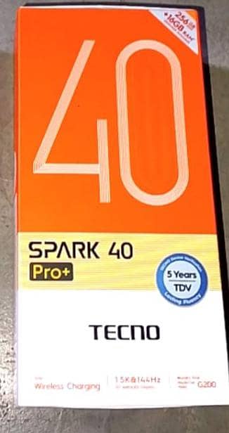 Tecno spark 40pro plus