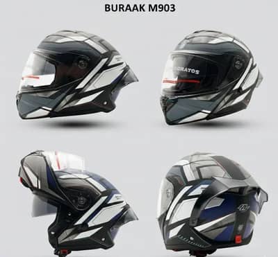 buraaq new helmet dot approved